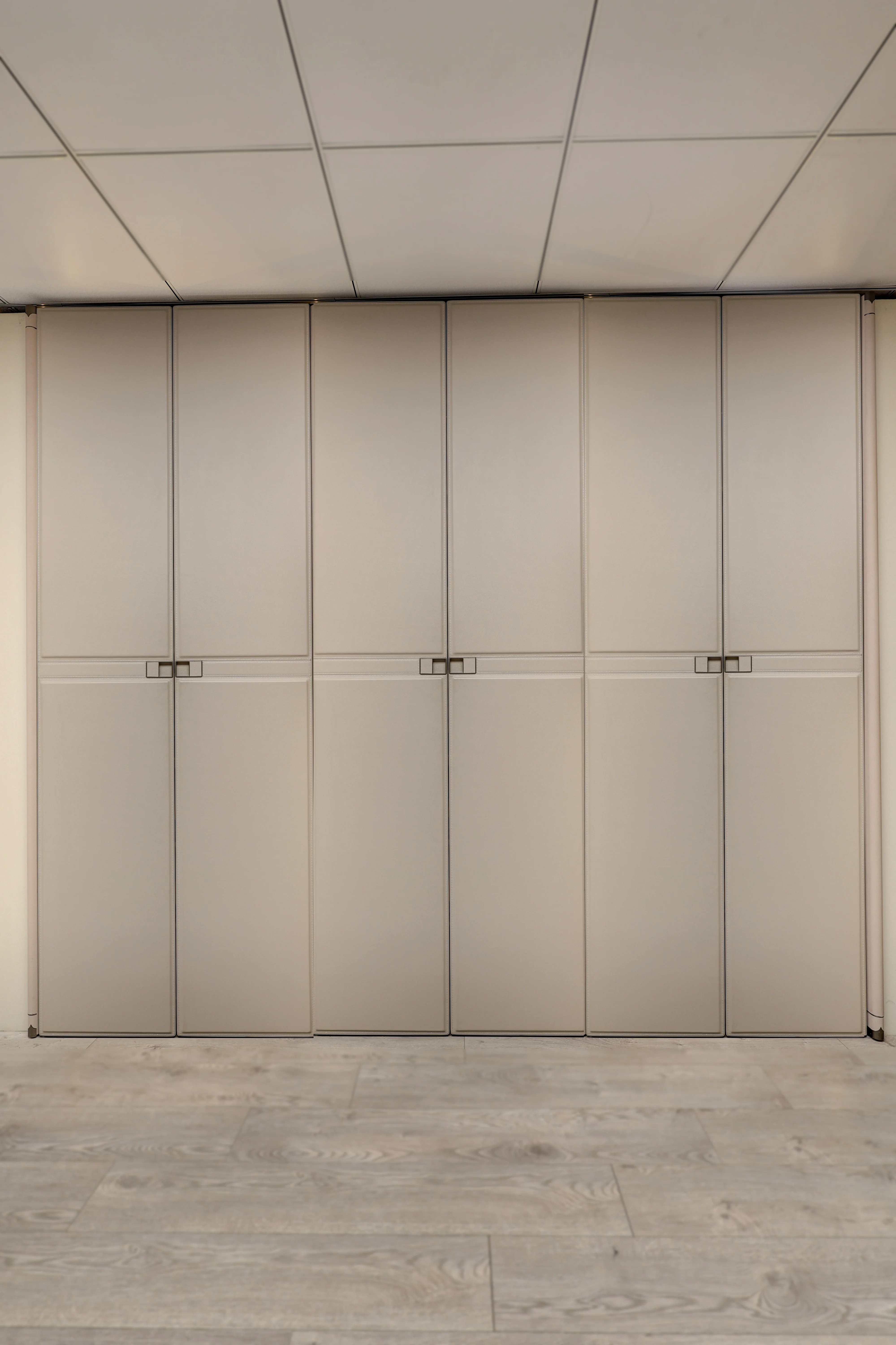 Leather Shutter (Olive White)